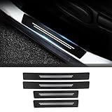 Einstiegsleisten Schutz für Ford Capri EV 2024 2025 Zubehör, 4 Stück Carbon Folie Einstiegsschutz Auto Schutzfolie Auto Lackschutzfolie