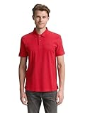 TOM TAILOR Herren 1031006 Poloshirt, 12830 - Samba Red, S