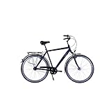 HAWK Citytrek Gent Deluxe Fahrrad Herren I Leichtes Herren Fahrrad mit 7-Gang Nabenschaltung, Felgenbremse & LED Beleuchtung I Allrounder