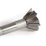F-MINGNIAN-TOOL, Hartmetall-Winkelfräser, Schwalbenschwanz-Rillenfräser, 20 mm x 45–55–60 Grad, Verarbeitung von Kupfer, Aluminium, Gusseisen, etc. (Größe: 60 Grad, 1 Stück)