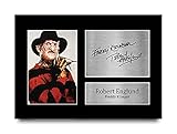 HWC Trading Freddy Krueger A4 Ungerahmt Signiert Gedruckt Autogramme Bild Druck-Fotoanzeige Geschenk Für Robert Englund Filmfans