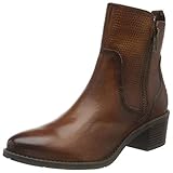 bugatti Damen 4115623G4100 Stiefelette, Cognac/Reptile Print, 38 EU