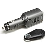 Technaxx TX-100 Auto,- Wohnmobil-, Boots-Alarm/ Mobiler Mini Alarm mit Bewegungserkennung + Fernbedienung und Autoladegerät - 2x USB, 6 Tage Standby, 110db Alarm Sound zur Abschreckung