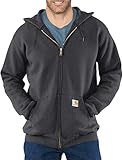 Carhartt Herren Zip Hooded Sweatshirt Sweatshirt, Anthrazit Meliert, L