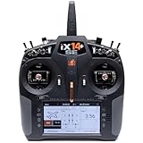 Spektrum iX14+SE Special Edition mit Aluminium Gimbals und Hall Sensoren, 20 Channel Transmitter Fernbedienung für ferngesteuerte Flugzeuge