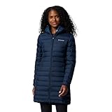 Columbia Lange Daunenjacke mit Kapuze für Damen, Lake 22 II
