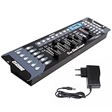 Dmx Controller, 192CH Dmx Lighting Controller, 240 Scenes Stage Light Control Panel Front light Par lights for Editing Program Of Stage Lighting…