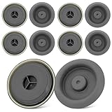 10 Stück 40 mm Tüllen-Unterbodenstopfen Wasserdichte Gummistopfen Stopfen Gummistopfen mit Loch Auto Wasserdicht Passend für Audi, Skoda, Volkswagen Chassis, Kofferraum-Reserveradabdeckung