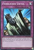 Feierliches Urteil (V.1) RA02-DE075 Super Rare Deutsch Boosterfrisch 1. Auflage - 25th Anniversary Rarity Collection II - mit ReCollectibles-Versandschutz - für Yu-Gi-Oh!