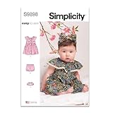 Simplicity Schnittmuster-Paket für Babykleider, mehrfarbig