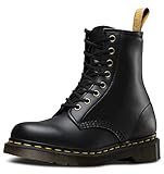 Dr. Martens 1460 Vegan BLACK, Unisex-Erwachsene Combat Boots, Schwarz (Black), 42 EU (8 Erwachsene UK)