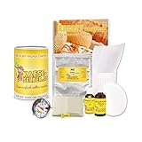 Käse selber Machen - Starter Set inkl. Rezeptmagazin und Videoanleitungen (für Käse, Quark und Frischkäse); Traditionelle Käseherstellung