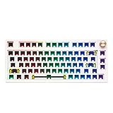 EPOMAKER TH80 75% 80 Tasten Hotswap Bluetooth 5.0/2.4GHz/Wired Mechanical Gaming Keyboard PCB Montageplatte Kit mit Dämpfungsschaum, South-Facing LEDs, kompatibel mit 3/5-poligen Schaltern