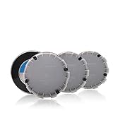 Nabendeckel 68mm, Radnabenkappen Kompatibel mit BMW, Felgenkappen Nabenkappen Wheel Caps Radnabenabdeckung 4 Stück (Blue-White)