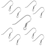 My-Bead 5 Paar Ohrhänger Ohrhaken 18mm 925 Sterling Silber nickelfrei hypoallergen Fischhaken Schmuckherstellung basteln DIY