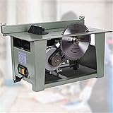 FZYE Tragbare Tischkreissäge ， Kleine Tischkettensäge, professionelle Tischkreissäge für die Holzbearbeitung, 1200-W-Kupfermotor, Riemenantrieb, Mehrwinkelschneiden, Schnitttiefe 80 mm,