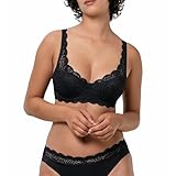Triumph Damen Amourette 300 WHP Full Cup BH, Schwarz, Gr. 85B (Brand size: 38B)