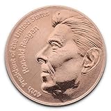 1 Unze (1oz - AVDP) .999 fein Kupfer "Ronald Reagan - 40th President of the United States"