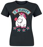 MINIONS Einhorn - Love Fluffy T-Shirt schwarz XL