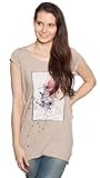 BOSS Orange Damen T-Shirt 50249102/Tabiba, Gr. 38 (M), Beige