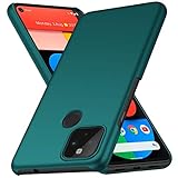 ORNARTO Hülle für Pixel 5 5G, Ultra Dünn Schlank Anti-Scratch FeinMatt Einfach Handyhülle Abdeckung Stoßstange Hardcase für Google Pixel 5 5G(2020) 6,0 Zoll Grün