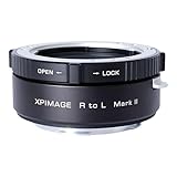 XPIMAGE Objektivadapterring, kompatibel mit Leica R-Objektiven für Leica- oder Panasonic L-Mount-Kameras