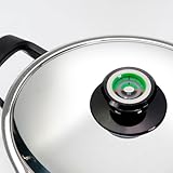 Oppaha Griff für Topfdeckel mit Thermostat, kompatibel mit AMC, 100% Gewinde aus Messing, kein Verbrühen - 1 pz