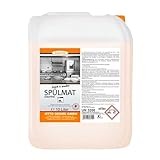 Lorito frisch & sauber Spülmat Spülmaschine, 10 Liter, Geschirrspülreiniger für gewerbliche Geschirrspülmaschinen, schnelltrocknend, pflegend, 10 Liter Kanister