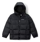 Columbia Youth Unisex Puffect Hooded Jacket Hooded Puffer Jacket Black XL