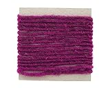 Wollkordel PINK/Fuchsia 3 m x 4 mm (0,62€/m) Wolldocht 4 mm Kordel 100% Wolle Dekoband Schleifenband Geschenkband Filzkordel Wollschnur Wollband Bastelwolle