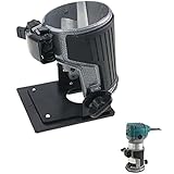 KATSU Neigung Base Trimmer Oberfräse Zubehör, voll einstellbar, für Katsu Makita RT0700 Elektro- oder Akku-Holz-Handoberfräsen Befestigung