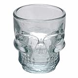 Villa d'Este Home Tivoli Glace Skull Likör-Set, transparent, 6 Stück