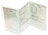 Frentree Fahrzeugschein Hülle für KFZ Schein, Made in Germany, 3-teilige transparente Schutzhülle, kristallklar und passgenau, dokumentenechte Ausweishülle