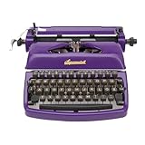 Schreibmaschine lila vintage
