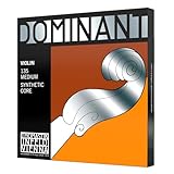 Thomastik 633625 Saiten für Violine Dominant Nylonkern, Satz 4/4 Mittel E Stahlkern Alu. Umsponnen