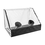 Gsycle Still Air Box, Foldable Transparent Mushroom Grow Box Laminar Flow Hood Fume Hood with Window for Spores Horticulture Supplies