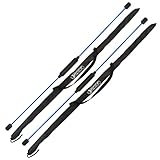 Best Sporting Swing Stick Fitness Schwingstab für Ganzkörpertraining, mit Trainingsanleitung, Farbe: rot oder blau (#4.1 (2 Swing Sticks blau + Tasche))