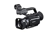 Sony PXW-X70//C Ultrakompakter Camcorder, 20 Megapixel, Exmor R XDCAM, Carl Zeiss-Optik, 12x optischer Zoom, 3G SDI, 422 10Bit XAVC-Aufzeichnung, XLR-Einheit mit Griff, 2x SD-Kartenslot, NFC/WiFi-Fernsteuerung) schwarz