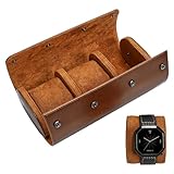 Uhrenrolle Vintage Uhrengehäuse für Männer Und Frauen uhrenrolle leder 3 uhren Aufbewahrungsorganisator