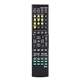 Richer-R Yamaha Fernbedienung, Universalfernbedienung Audio Remote Control Ersatz Steuerung für Yamaha RAV315 WN22730 EU Audio Schwarz