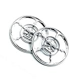 Newland2019 Chrom Motorrad Totenkopf Lautsprecher Verkleidung für Harley Touring Electra Street Glide Trike Cruiser Chopper Custom