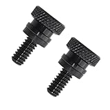 CGEAMDY 2 Stücke Motorrad Sitzbank Schraube, Motorrad 6mm Aluminium-Schrauben, Aluminium Sitzschraube Sitzbank Schraube Motorrad, Befestigungsschraube-Motorrad Sitz Schwarz Zubehör Für Motorräder