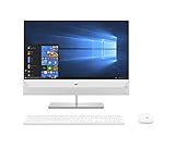 HP Pavilion 24-xa0019ng (23,8 Zoll Full HD) All-in-One PC (Intel Core i7-8700T, 16GB DDR4 RAM, 1TB HDD, 256GB SSD, Nvidia GeForce GTX 1050 4GB GDDR5, Windows 10 Home) weiß
