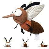 Mücken Kuscheltier - Peluche alsPlüschtier Erwachsene, Hässlich Kuscheltier Insekten Tierchen Stofftier Spielzeug Plush Toy, Süße Mückenpuppe Kreative Und Lustige Geschenk Freunde und Kollege (25 cm)