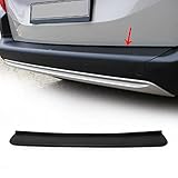 Heckstoßstange Ladekantenschutz Abdeckung Kompatibel mit Citroen Berlingo 2019-2022 | Auto Innen Zubehör Doppelflügel-Hecktür Stoßfänger Dampfer Kofferraum ABS Schwarz