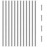 VEVOR Metallbaluster für Treppen, 13 x 1118 mm, dekorative Geländerstäbe aus Aluminiumlegierung, 11er-Pack Deckbaluster mit Schrauben, klassisches, hohles, gerades Deckgeländer