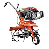 FUXTEC Benzin Gartenfräse Set FX-AF1139 inkl Breitenerweiterung Motorhacke Ackerfräse Bodenfräse Bodenhacke Kultivator mit Räder 139ccm 2,2KW
