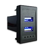 T4 USB-Ladegerät für Volkswagen Transporter T4, OEM-Stil, Blau