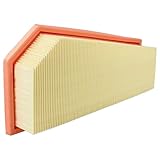 vhbw Luftfilter kompatibel mit Mercedes-Benz C Limousine (W204) C 180 CGI 1.8 (204.049)/ 01.2007-01.2014/156 PS PKW - Motor-Filter