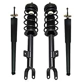 TRQ 4-teiliges Federbein- und Feder-Stoßdämpfer-Set für 2011-2018 Chrysler 300 RWD V6 3.6L ohne Nivomat / 2011 Dodge Challenger V6 3.6L ohne Nivomat & Sportfahrwerk